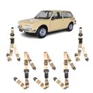 Kit Cinto Estático Bege Fusca Brasília 3 Pontos Abdominal