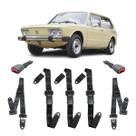 Kit Cinto Estático Fusca Brasília 3 Pontos Abdominal Fêmea