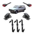 Kit Cinto Preto Spazio Panorama 3 Pontos Abdominal e Haste