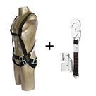 Kit Cinto Segurança 3 Argolas + Trava Quedas Dg6002 Dg9000