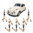Kit Cinto Segurança Estático Bege Fusca 3 Pontos Abdominal