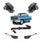Kit Cinto Segurança Retrátil F100 Abdominal 3 Pontos Hastes