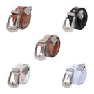 Kit Cintos Femininos Country Cowboy Ponteira Prata Pluz Size