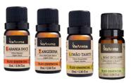 Kit Cítrico - Óleos De Laranja Doce - Tangerina - Limão Tahiti E Siciliano Via Aroma