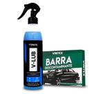 Kit Clay Bar V-bar 50g + V-lub 500ml Vonixx Descontaminante