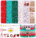 Kit Clay Beads Wullgess Christmas 3500 unidades para fabricação de joias