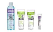 kit clearskin Avon 4 itens com loção tônica sabonete em gel esfoliante gel secativo
