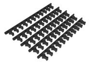 Kit Clip Pente Organizador Cabos E Fios 10mm Fixar Parede Kit Clip Pente Organizador Cabos E Fios 10mm Fixar Parede