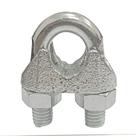Kit Clips Grampo Leve para Cabo de Aço 1/8" (3,0 mm) - 100 Unidades - SIVA