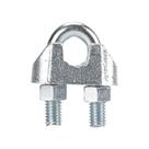 Kit Clips Grampo Leve para Cabo de Aço 1/8" 50 Unidades - FISCHER