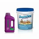 Kit Cloro De Piscina Granulado Hipoclorito Cálcio 10kg Domclor + Algicida de manutenção Domclor Kit Cloro De Piscina Granulado Hipoclorito Cálcio 10kg Domclor + Algicida de manutenção Domclor