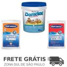 Kit Cloro Hipoclorito Domclor 10 KG + Sulfato + Elevador PH