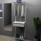 Kit Closet Aramado 0,60 x 2,00 mt Cab/Gave/Prat/ Branco 20x20