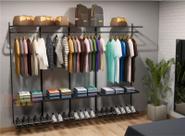 Kit Closet Aramado 2,70 x 2,00 mt Básico Preto 20X20