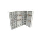 Kit Closet Loja Armário Colmeia Cabideiro Canto M93