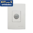 Kit Cm 5 Sensor de Presença Embutir Sem Tecla 180g Qi2m Qualitronix
