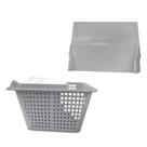 Kit Coadeira para Piscina com Cesto Skimmer E Tampa Flap para Cesto Skimmer - Brustec