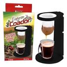 Kit Coado Filtro Passador Pano + Suporte Expresso Café Copo
