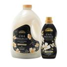 Kit Coala Laundry Chá Branco LavaRoupas Líquido 3L, Amaciante Concentrado 1L, Limpeza e Maciez