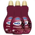 Kit Coala Zulu Perfumes: 3 Limpadores Perfumados Orquídea Negra 1L