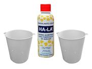 Kit Coalho Ha-la 200ml P/ Queijo C/ 2 Formas Opusplast 500g