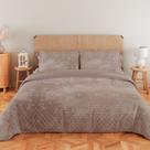 Kit Coberdrom Casal 3 Peças Aveludado com Porta Travesseiros Dupla Face 220x240cm BF Colchões