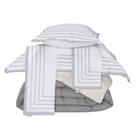Kit Coberdrom Queen Soft 5 Pçs Dupla Face Sherpa Hipercal 400 Fios