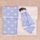 Kit Cobertor com Naninha para Bebê 2 pcs