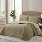Kit Cobre Leito Casal com 2 Porta Travesseiro Matelassê Appel Home Castor