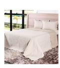 Kit Cobre Leito Casal Dupla Face Com Porta Travesseiro Ultra Lisse Linho - Bene Casa