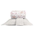 Kit cobre leito casal queen dupla face estampado sofisticata premium