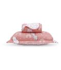 Kit Cobre Leito Casual Kids Solteiro Appel Rosa Kit Cobre Leito Casual Kids Solteiro Appel Rosa
