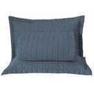 Kit Cobre Leito Colcha Bellini King Dupla Face Percal 300 Fios Textura Matelassê 3 Peças - Azul Kit Cobre Leito Colcha Bellini King Dupla Face Percal 300 Fios Textura Matelassê 3 Peças - Azul
