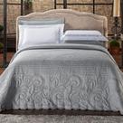 Kit Cobre Leito Colcha Cama King 06 peças 180 Fios Versatile - Juma Enxovais