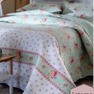 Kit Cobre Leito Colcha Daily Casal 3 Peças Dupla Face Estampado - Floral 58 - 100% Poliéster