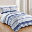 Kit Cobre Leito Colcha Daily King 3 Peças - Patchwork 45