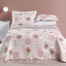 Kit Cobre Leito Colcha Dallas King Dupla Face Estampada 3 Peças - Rosa Matura Patchwork Kit Cobre Leito Colcha Dallas King Dupla Face Estampada 3 Peças - Rosa Matura Patchwork