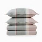 Kit Cobre Leito Colcha Magnus Queen 3 Peças Dupla Face Estampado Geométrico - Rose Calm - 100% Poliéster
