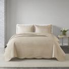 Kit Cobre Leito Colcha Para Cama Casal 3 Peças Boutis Dupla Face Em Percal Macio Com Porta Travesseiros