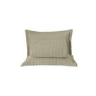 Kit Cobre Leito Colcha Unique Casal King 3 Peças Matelado Percal 300 Fios - Cáqui - 100% Poliéster Kit Cobre Leito Colcha Unique Casal King 3 Peças Matelado Percal 300 Fios - Cáqui - 100% Poliéster