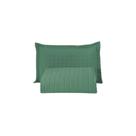 Kit Cobre Leito Colcha Unique Solteiro 2 Peças Matelado Percal 300 Fios - Verde