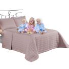 Kit Cobre Leito King 3 Peças Soft Dupla Face Matelado Decorativo