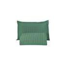 Kit Cobre Leito Matelado Copacabana 2 Peças Solteiro 100% Poliéster Percal 300 Fios - Verde
