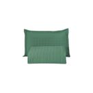 Kit Cobre Leito Matelado Copacabana 2 Peças Solteiro 100% Poliéster Percal 300 Fios - Verde