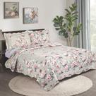 Kit Cobre Leito na Cor Rosa Casal King Size para Cama Box