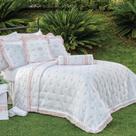 Kit Cobre Leito Rivieri Casal King 5 Peças Percal 400 Fios 100% Algodão - Branco