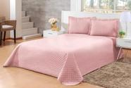 Kit Cobre-leito Romeu Casal 3 Peças Para Cama Box 170 Fios