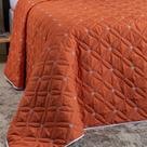 Kit Cobre Leito Roupa De Cama King 7 Peças Macio Bordado Ideale
