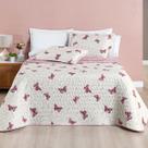 Kit Cobre Leito Solteiro 200 Fios Avere 02 Peças Borboletas