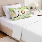 Kit Cobre Leito Solteiro 4 Pçs Cama Posta com Lençol Infantil Kids